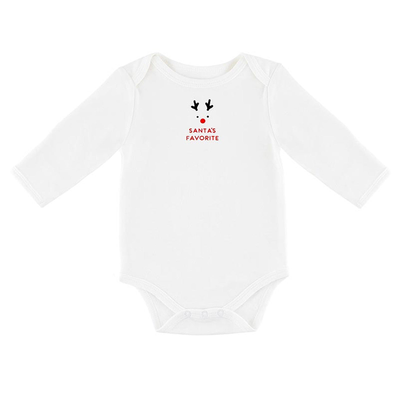 Long Sleeve Snapshirt - Santa's Favorite