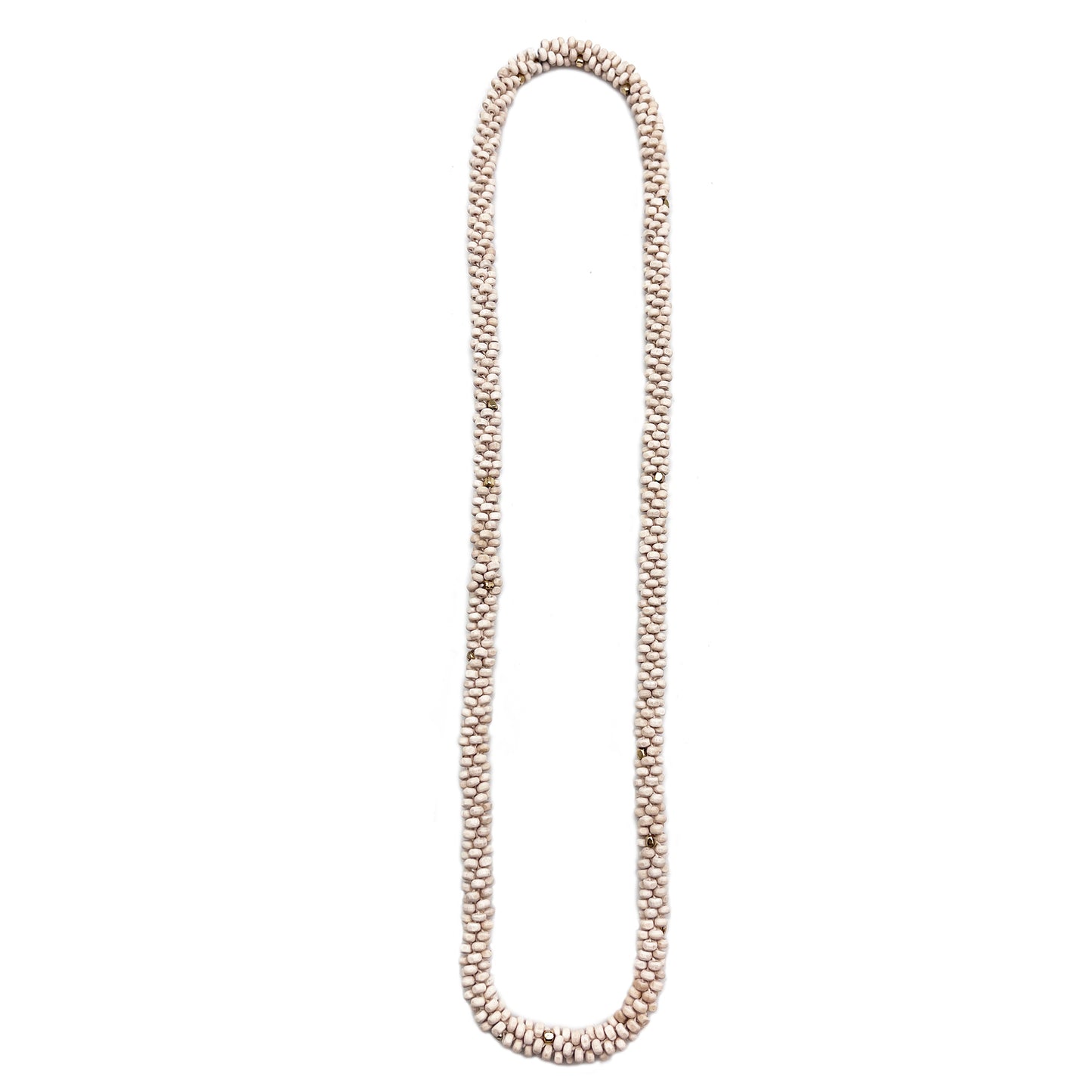 Chromatic Hues Wood Bead Rope Necklace