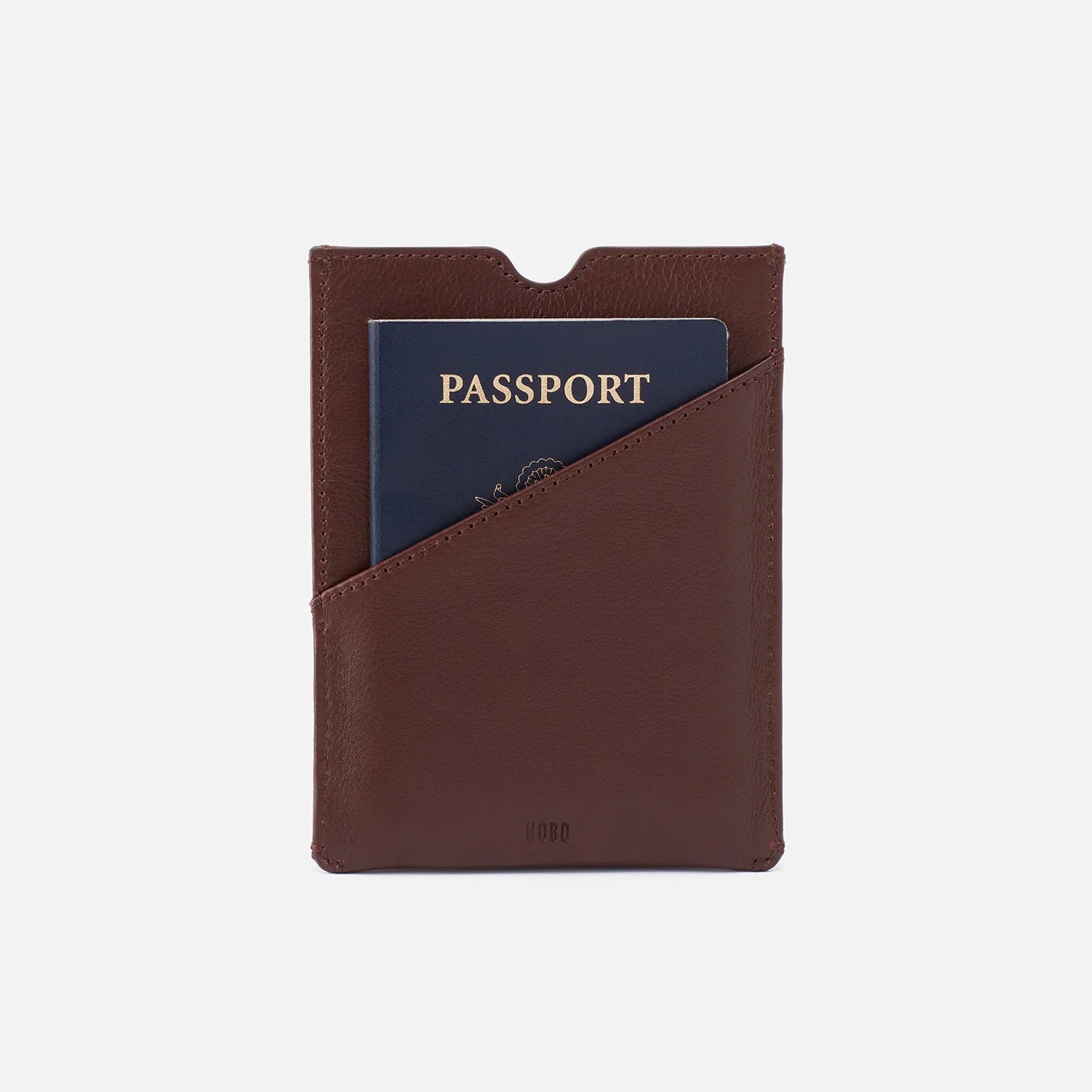 Hobo Men's Passport Holder Brown