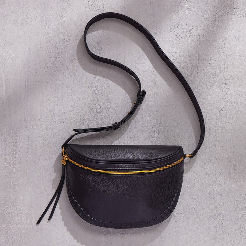 Hobo Juno Belt Bag Black Whipstitch