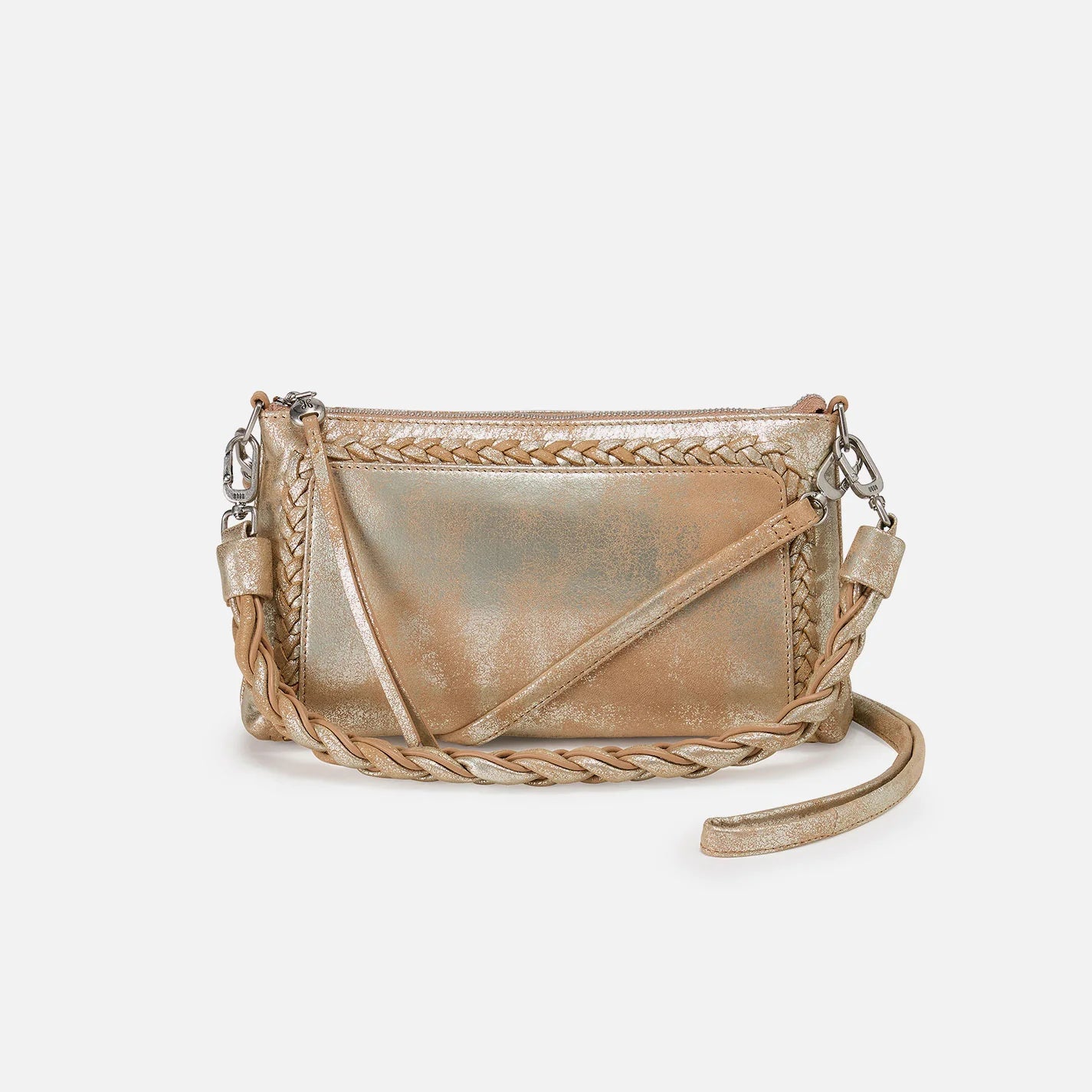 Hobo Darcy Crossbody Purse Saddle Stardust