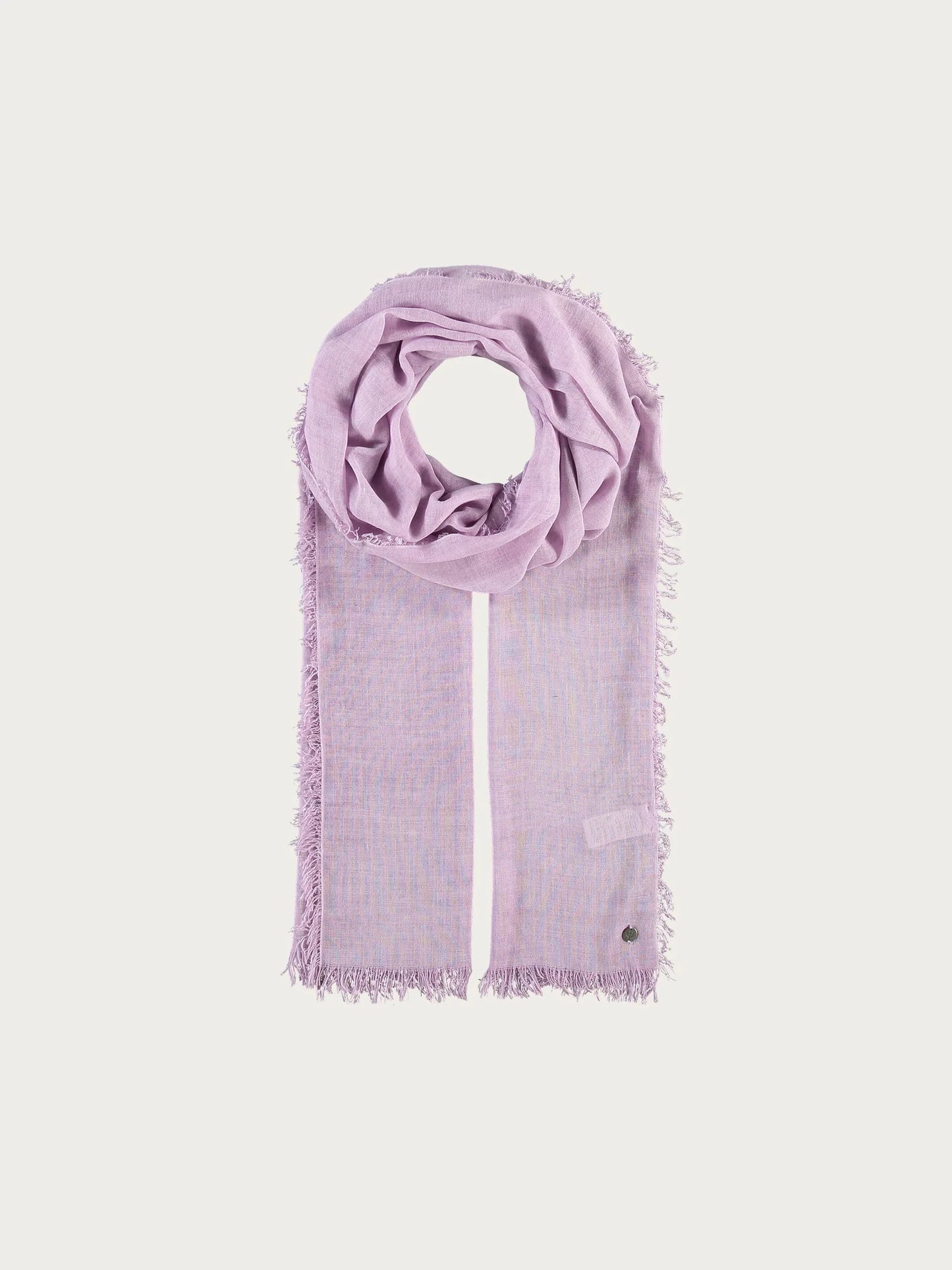 Single-Coloured Stole In Viscose Blend Lavender