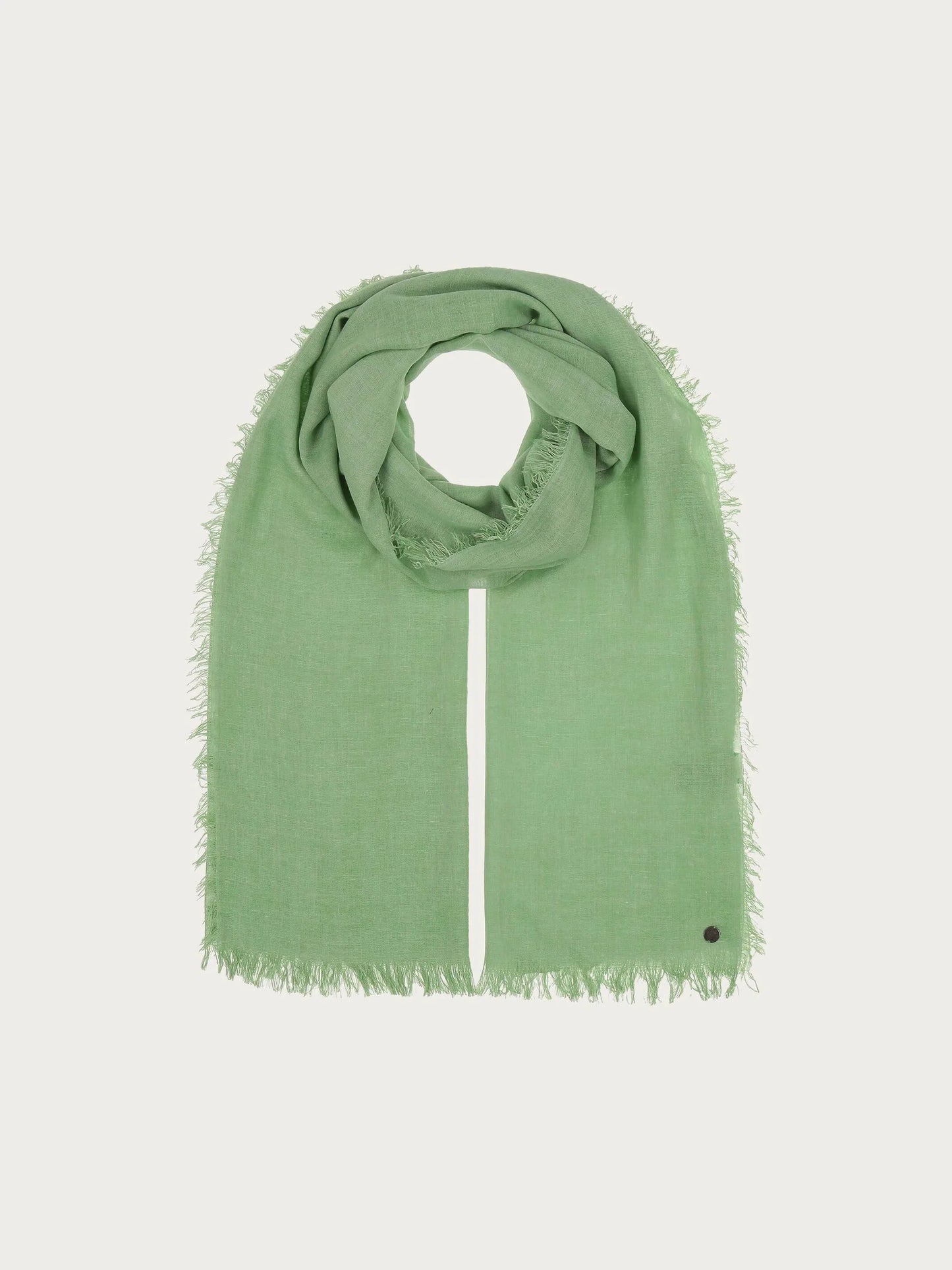 Single-Coloured Stole In Viscose Blend Misty Jade