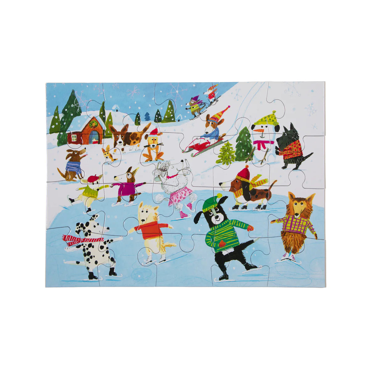 Skating Dogs 20 Piece Puzzle