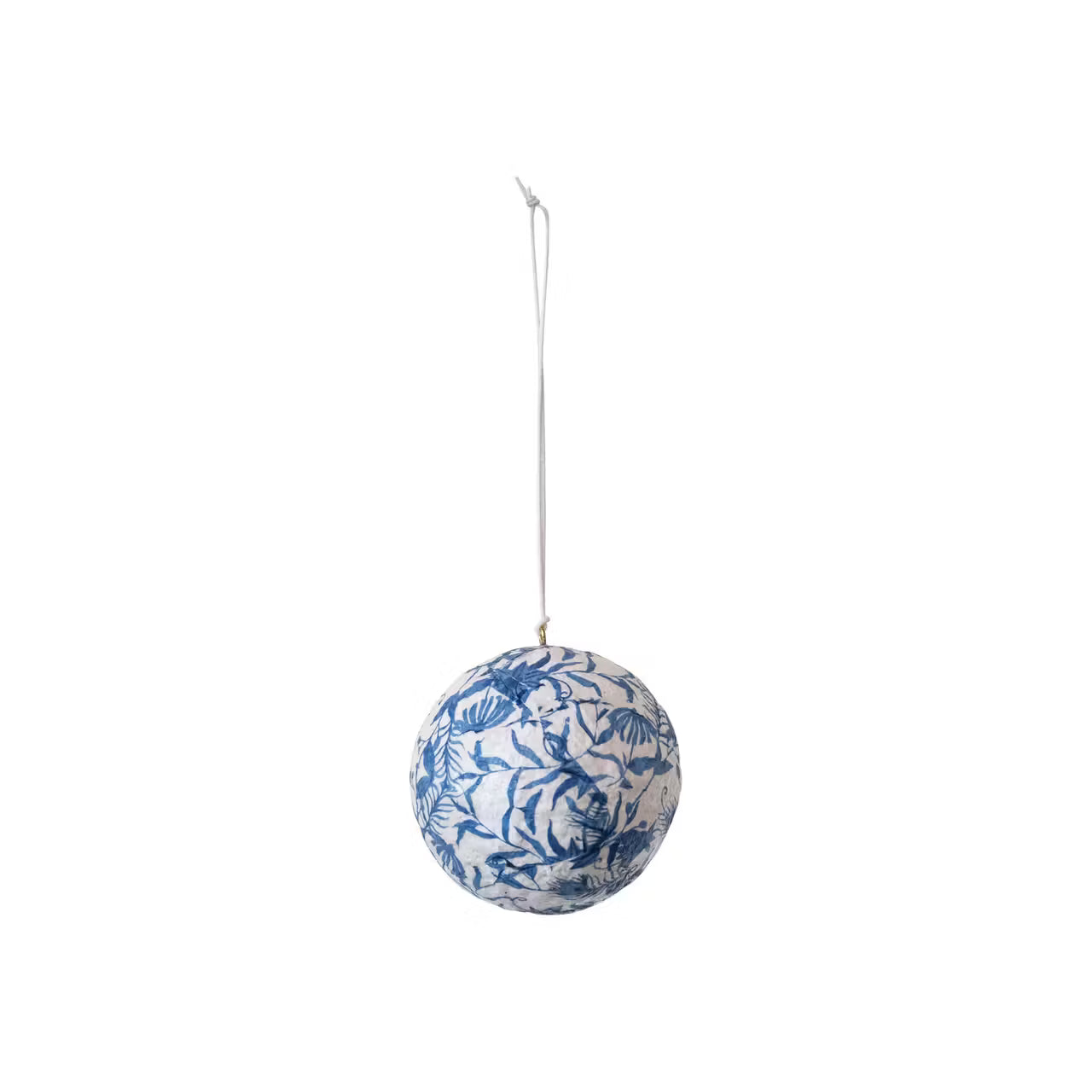 Paper Mache Ball Ornament