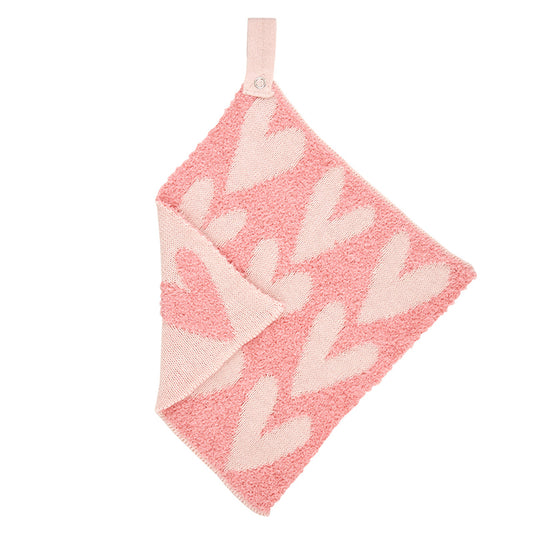 Plush Pacifier Blankie - Hearts