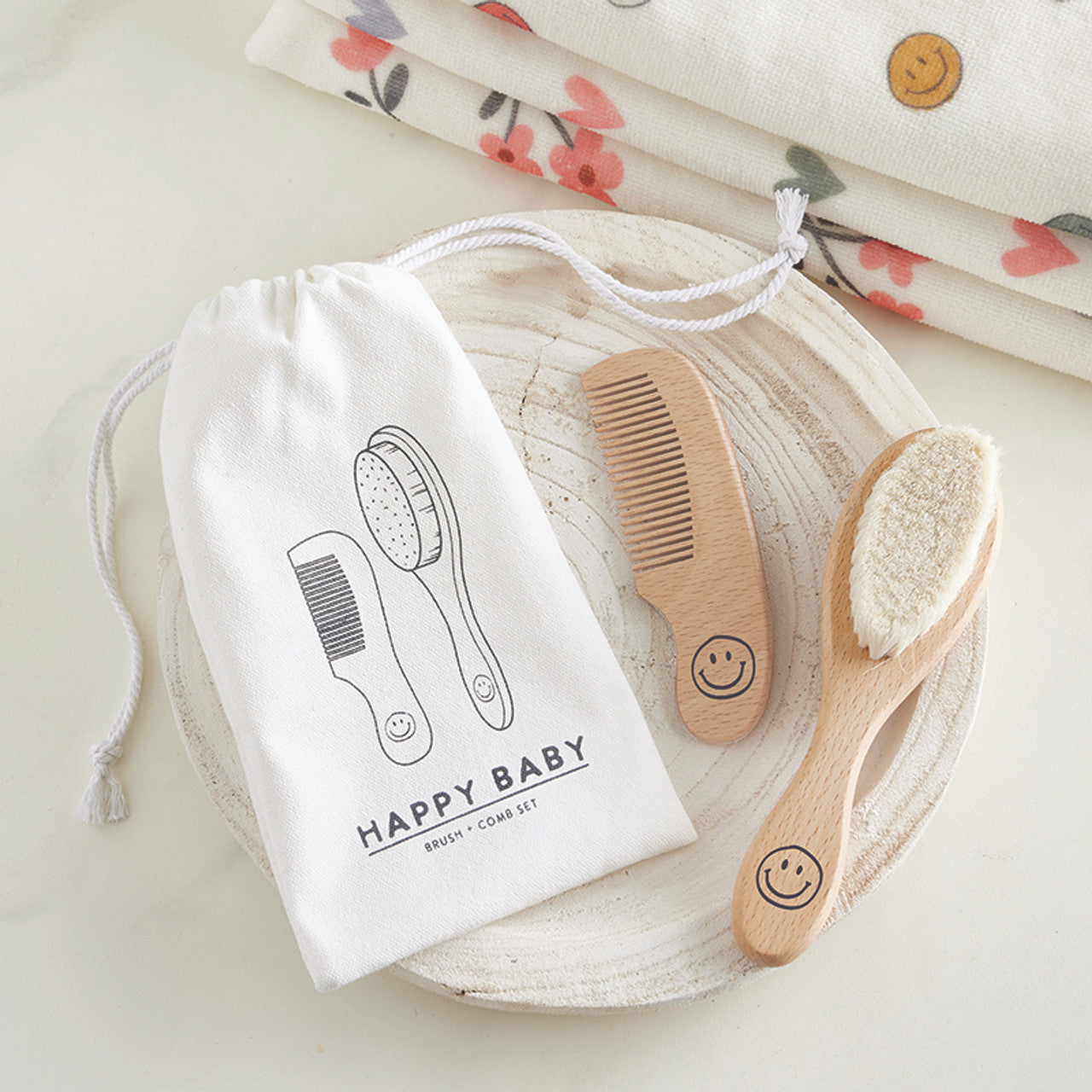 Brush + Comb Set - Smile