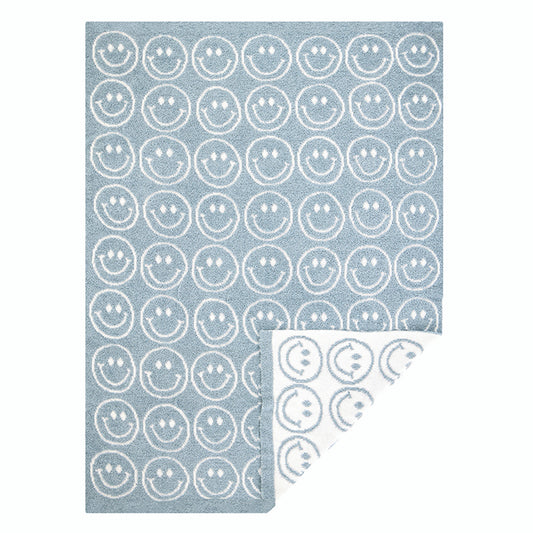 Kanodia Plush Blanket - Smiley Faces