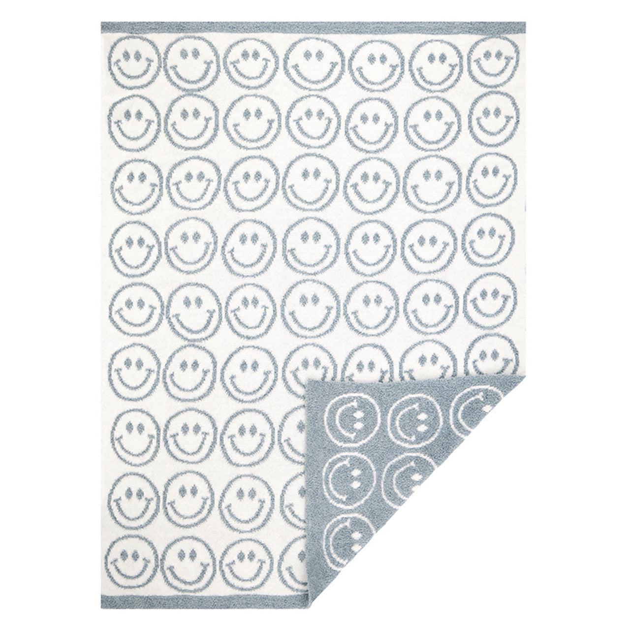 Kanodia Plush Blanket - Smiley Faces