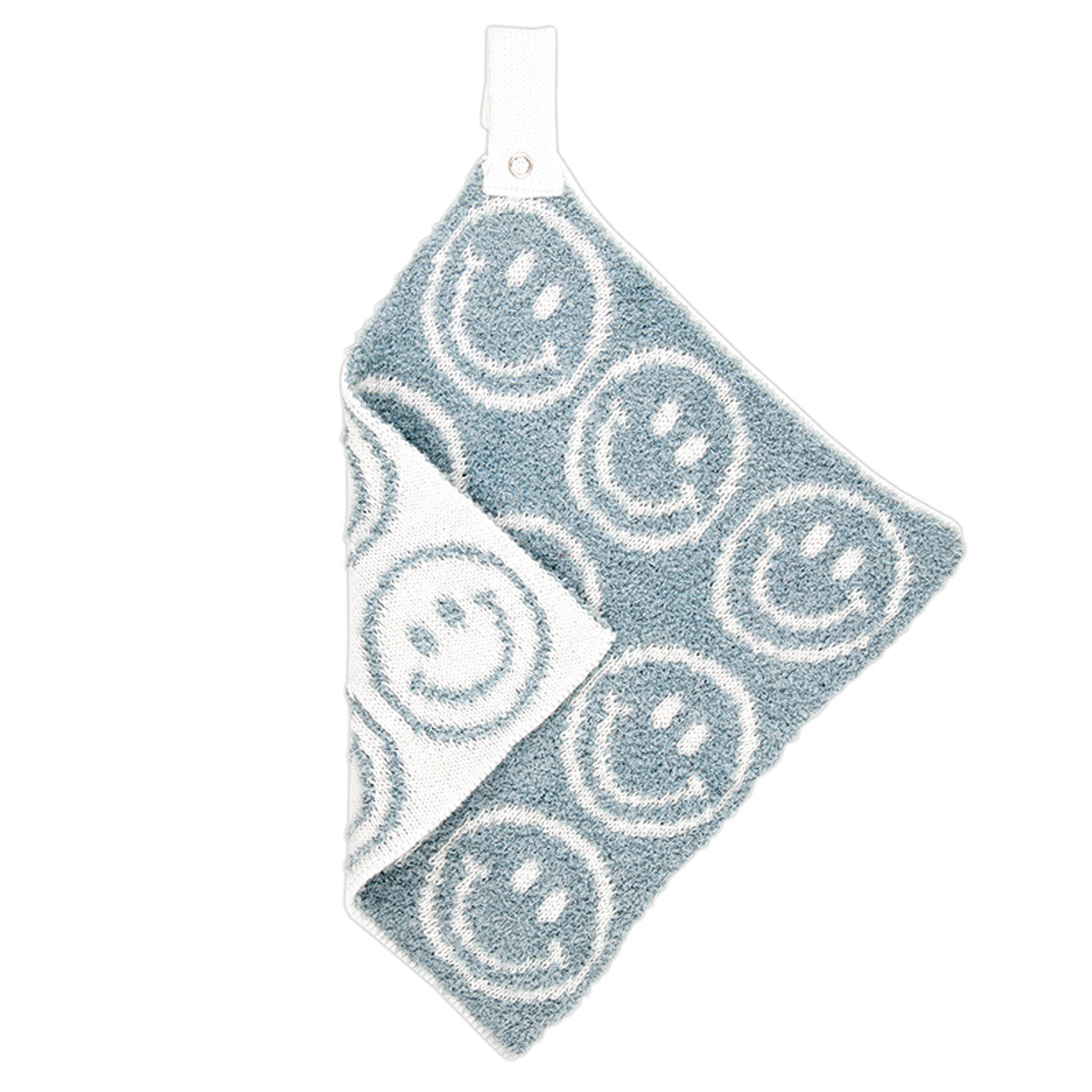 Plush Pacifier Blankie - Smiley Faces