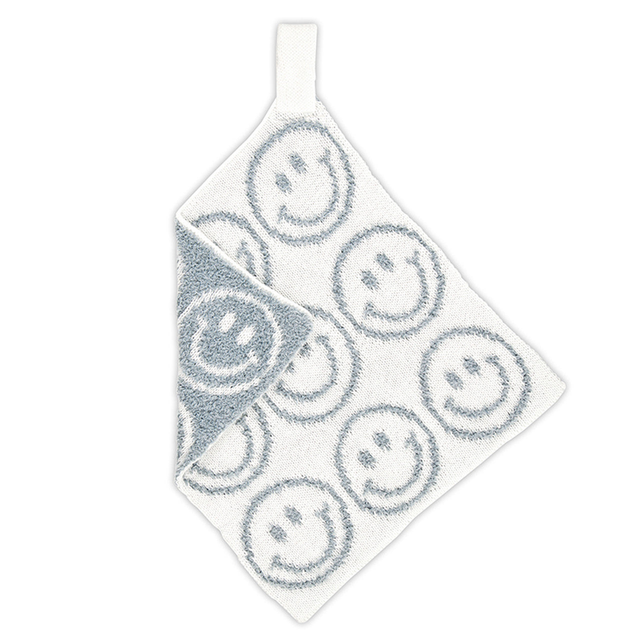 Plush Pacifier Blankie - Smiley Faces