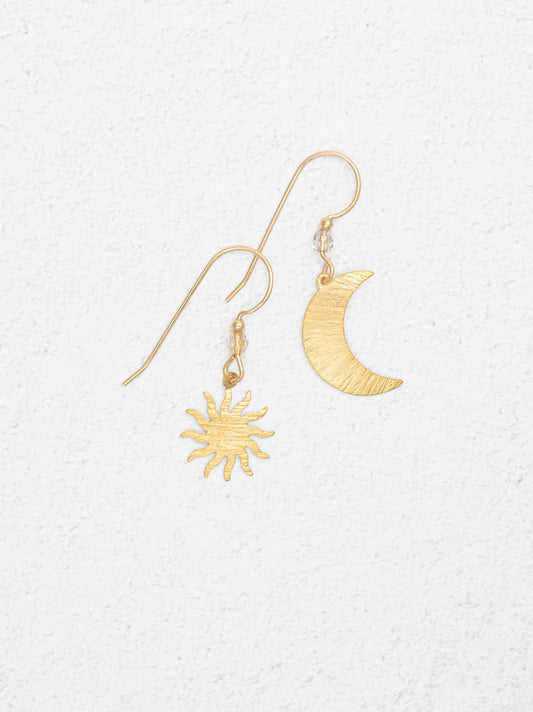 Holly Yashi Sun and Moon Earrings
