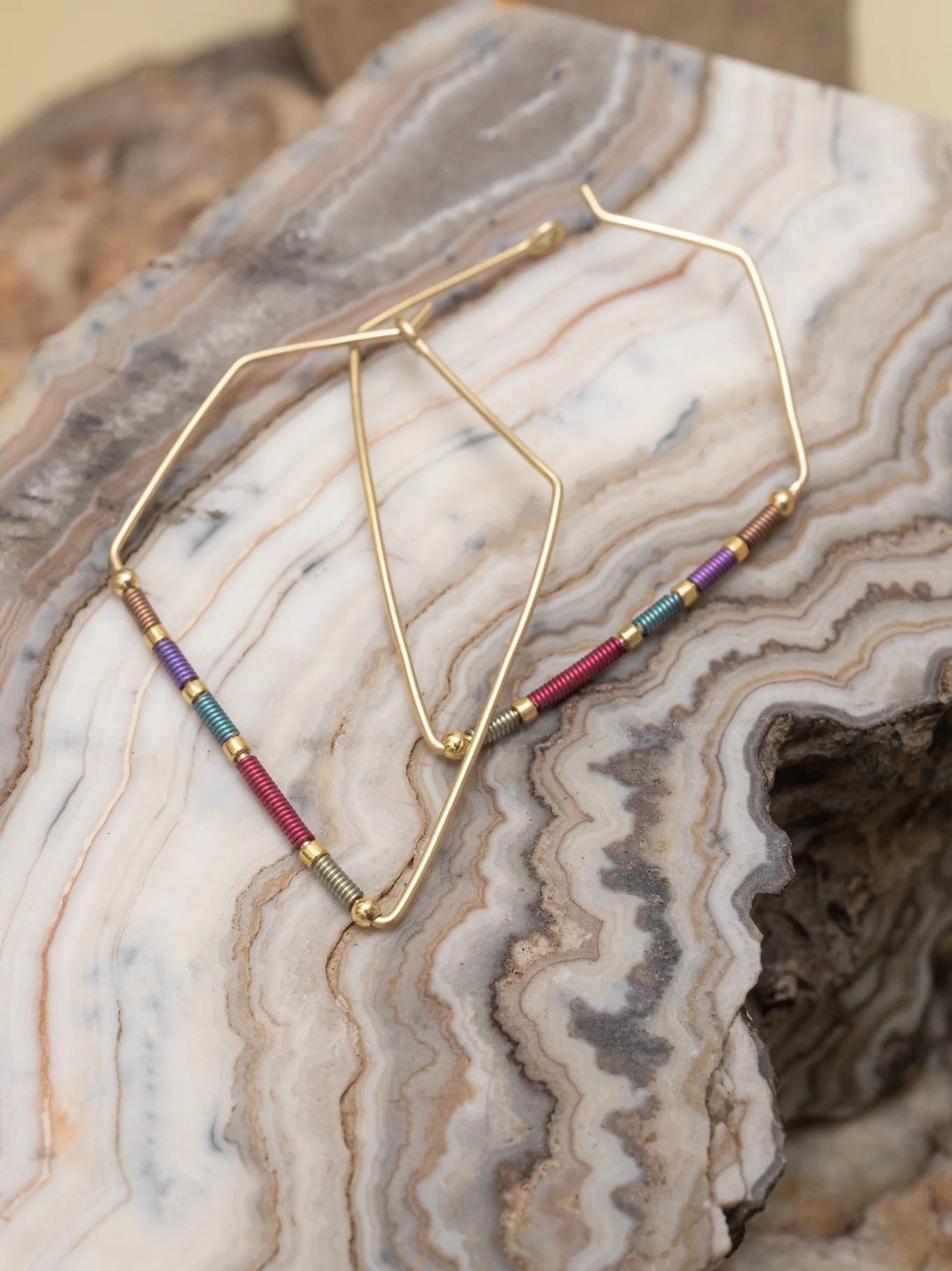 Holly Yashi Anzi Pentagon Earrings