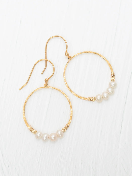 Holly Yashi Rosa Hoop Earrings