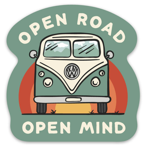 Open Road Sticker