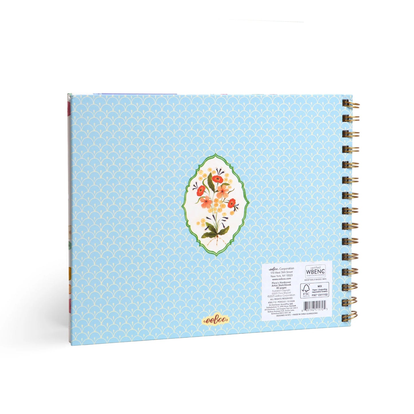 Flora's Hardcover Artist Sketchbook