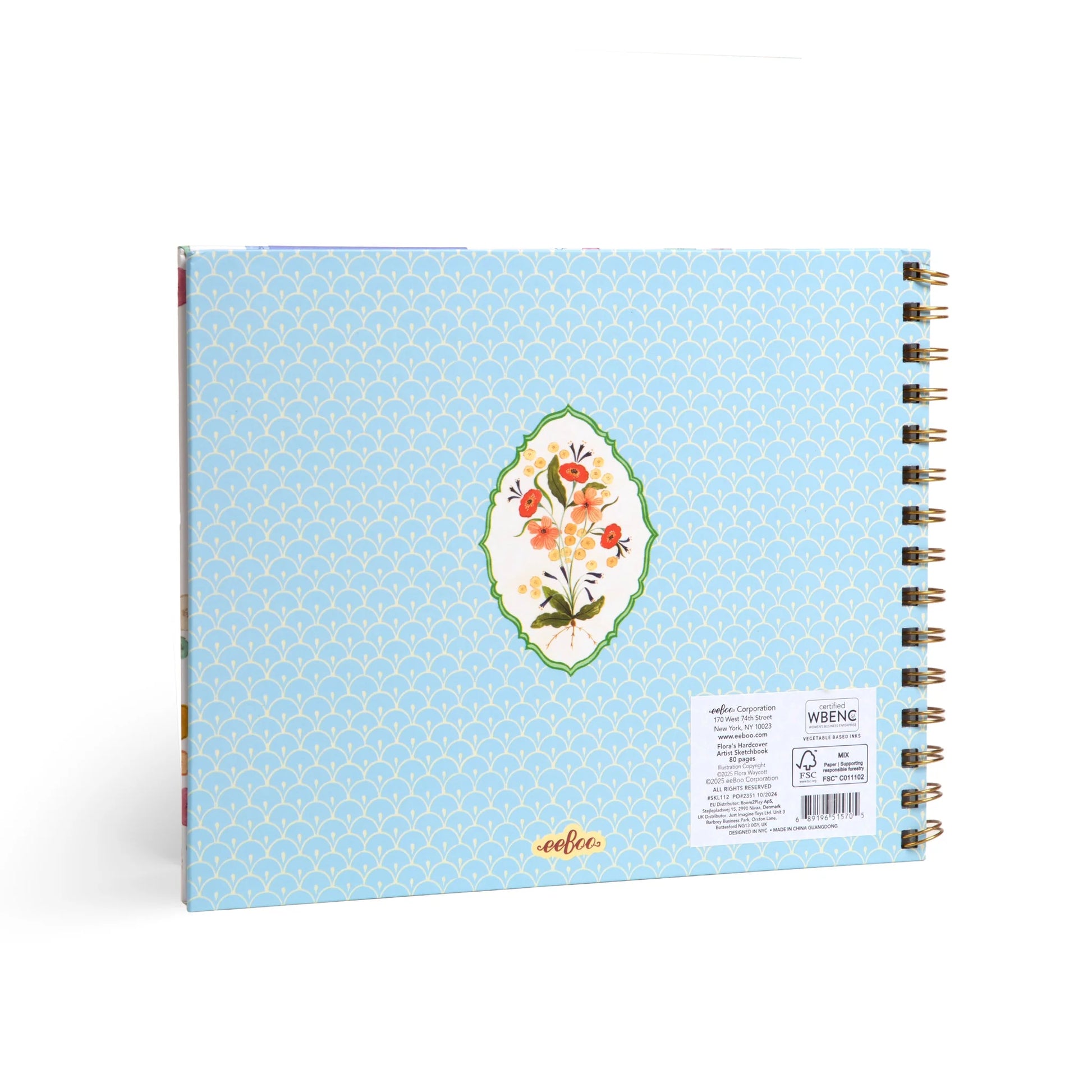 Flora's Hardcover Artist Sketchbook