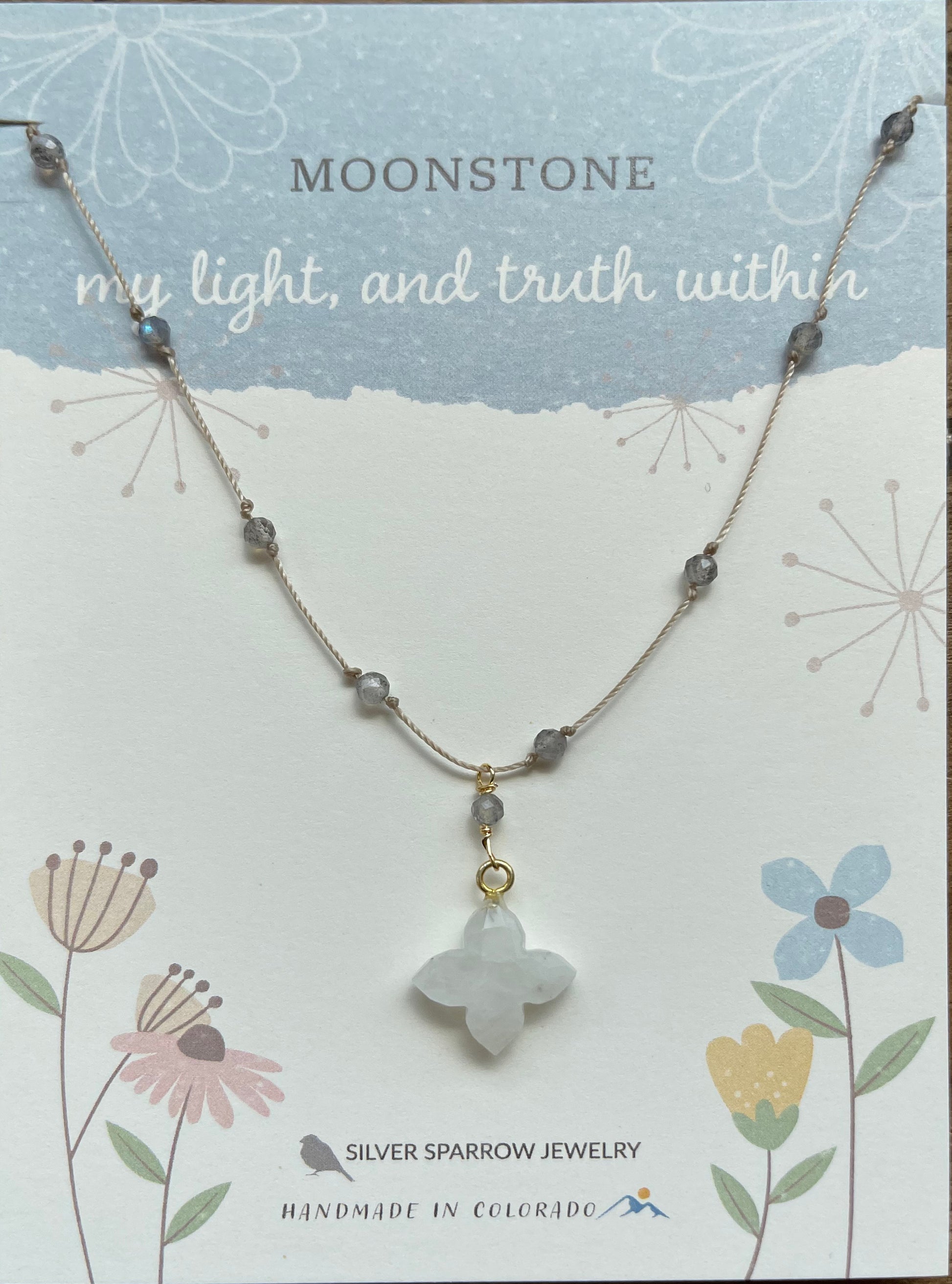 My Light & Truth Within Necklace-Flower Petal Collection