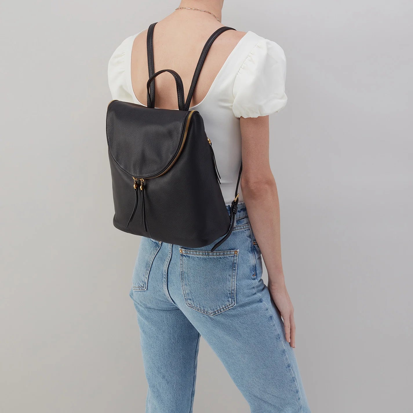 Hobo Fern Convertible Backpack Black