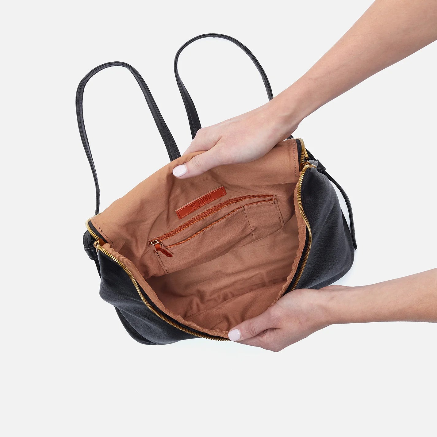 Hobo Fern Convertible Backpack Black