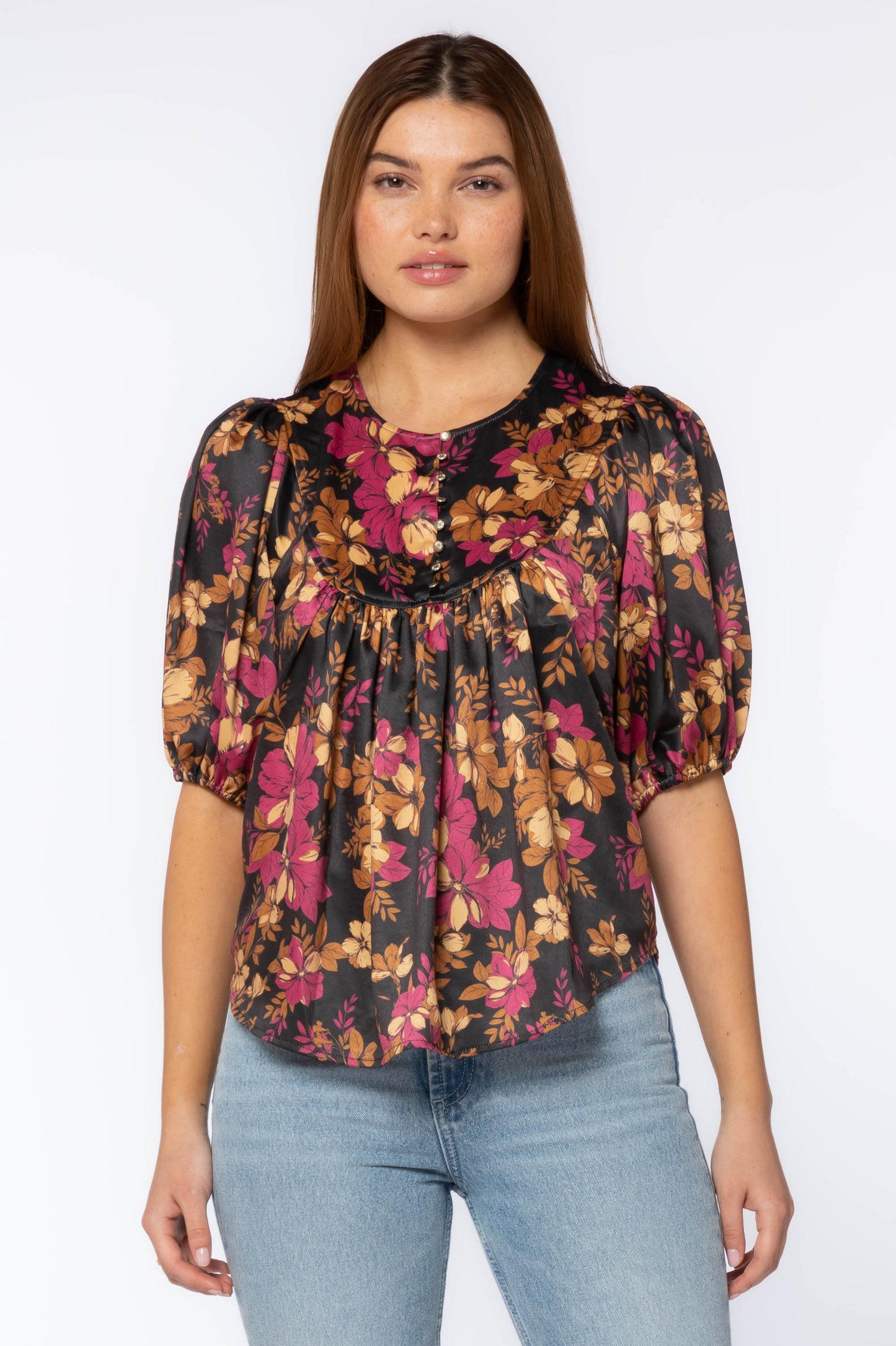 Velvet Heart Soleil Balloon Sleeve Blouse