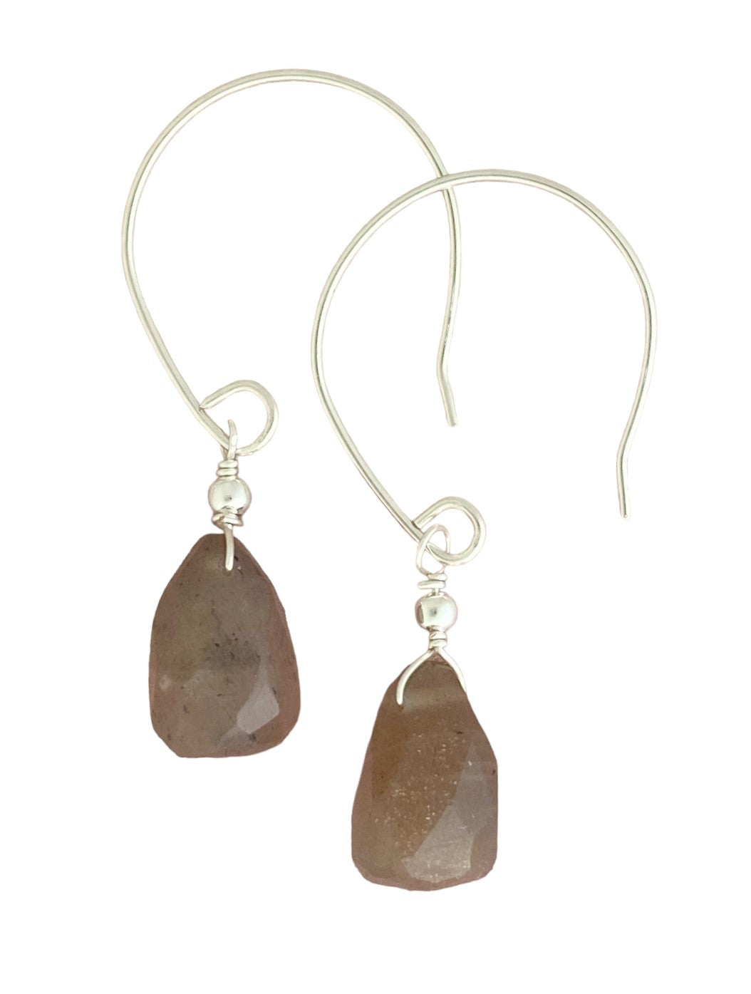 Chocolate Moonstone Briolettes