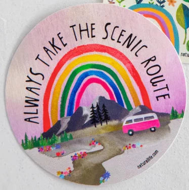 Natural Life Vinyl Stickers, Set of 3