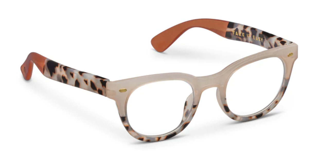 Peepers Take It Easy (Blue Light) Readers Tan/Grey Tortoise