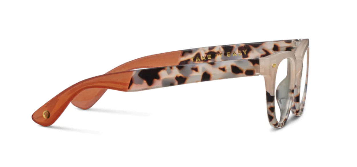 Peepers Take It Easy (Blue Light) Readers Tan/Grey Tortoise