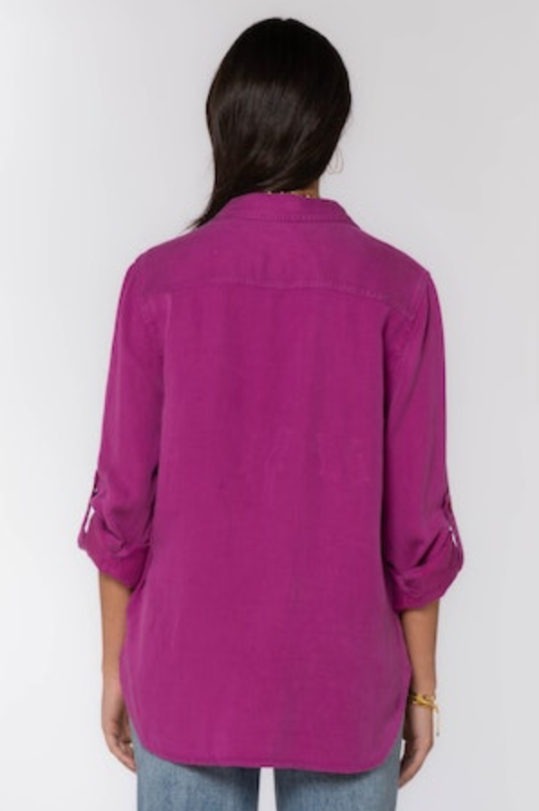 Velvet Heart Talma Blouse Berry