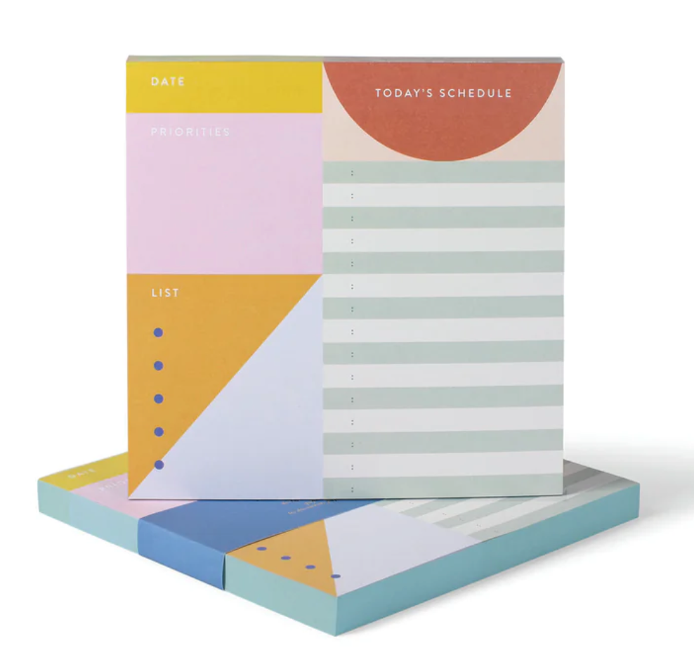 Color Block Square Desk Planner