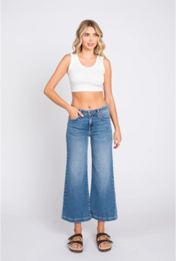 L.T.J. Wide Leg Culotte Pant