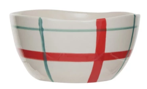 Hand-Painted Stoneware Bowls