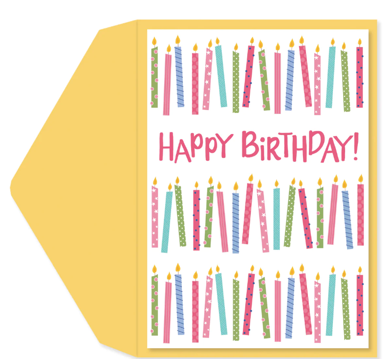 Candles Birthday Card
