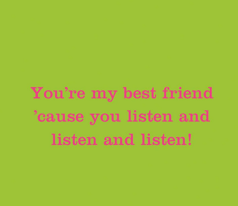 Girl Talk Friendship Card