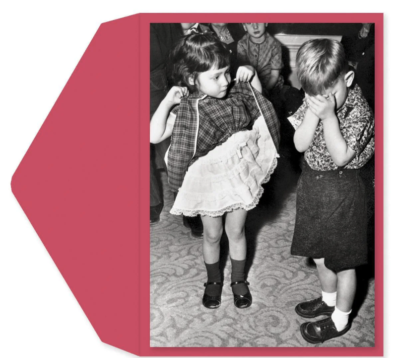 60's Fashion Show Birthday Card