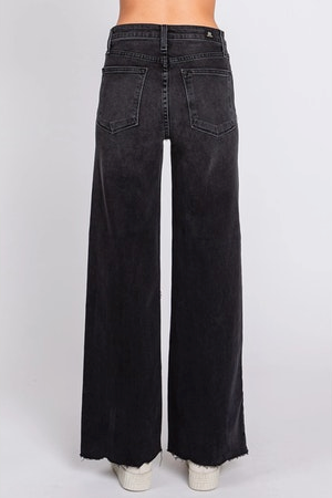 L.T.J. Genoa Wide Leg Chewy Hem Jeans
