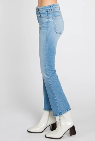 L.T.J. Bambino Creased Line Cropped Baby Flare