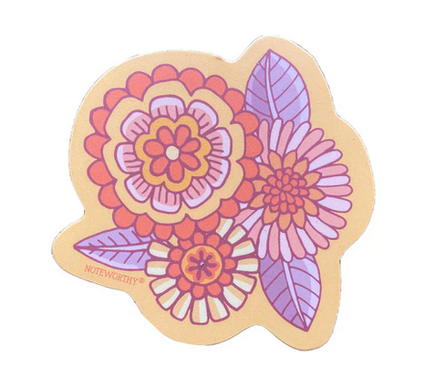 Retro Flora Sticker