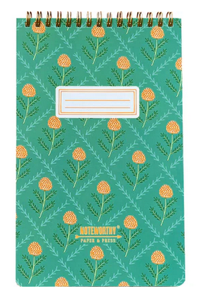 Gold Poms Small Notebook