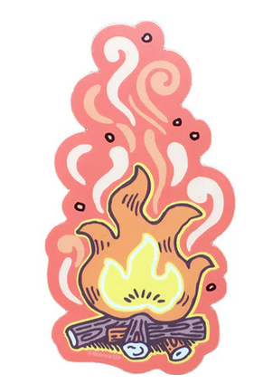 Campfire Sticker