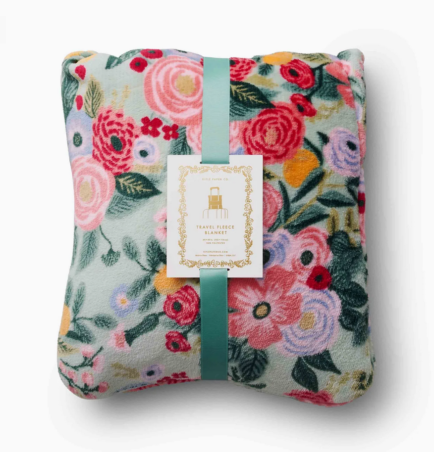 Garden Party Travel Fleece Blanket