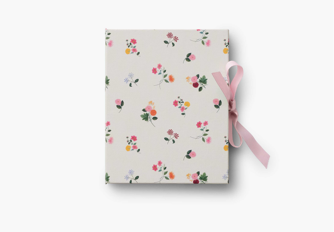 Ditsy Dahlia Folio Paper Wrapped Picture Frame