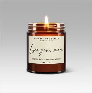 Love You Mom Gift Candle