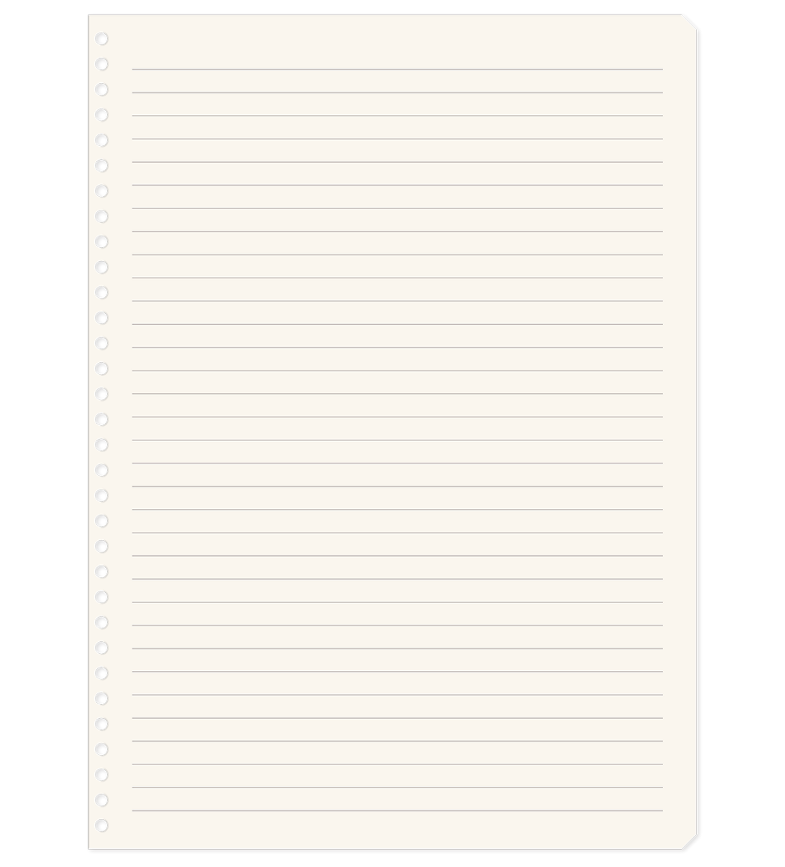 Vintage Borders Flowers Semi-Concealed Notebook