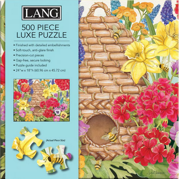 Beehive and Blooms Luxe 500 Piece Puzzle