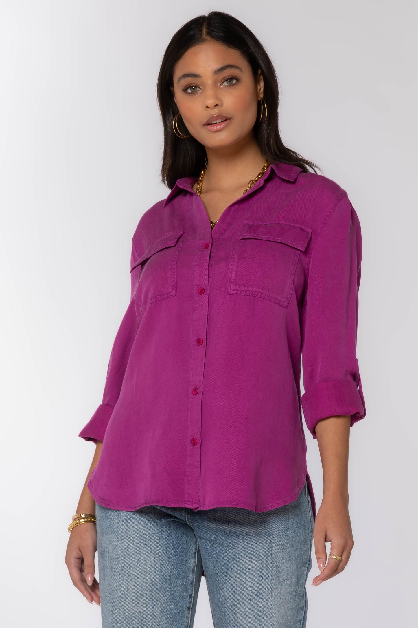 Velvet Heart Talma Blouse Berry