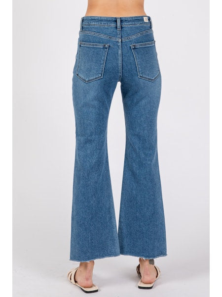 L.T.J. Sicily Square Front Pocket Scissor Hem Pant