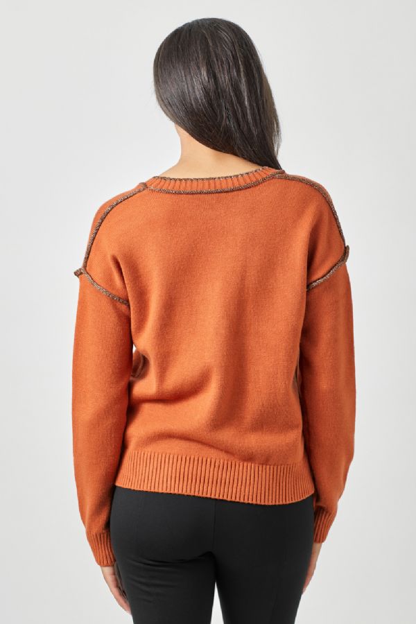 Mystree Cardigan Sweater Pumpkin