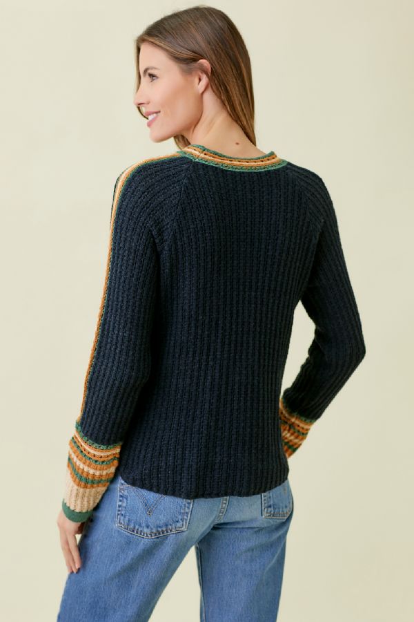 Mystree Raglan Sweater Top